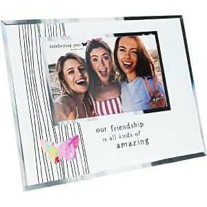 Pavilion Gift Company - Friendship - 9.25" x 7.25" Frame (Holds 6" x 4" Photo) - Single Image Frames - 1 of 4