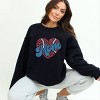 Simply Sage Market Women's Graphic Sweatshirt Baseball Mom Heart - 2 of 4
