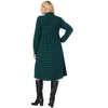 Woman Within Plus Size Plaid Flannel A-Line Shirtdress - 3 of 4