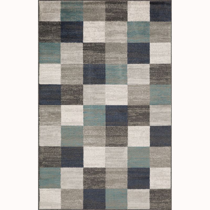 Contemporary Tile Modern Indoor Area Rug or Runner by Blue Nile Mills, 1 of 11