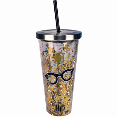 Spoontiques Harry Potter - Glitter Straw Cup