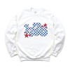 Simply Sage Market Patriotic 1776 Checkered Sweatshirt - 2 of 4