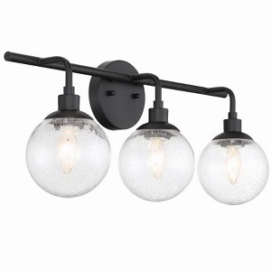 Craftmade Lighting Que 3 - Light Vanity in  Flat Black - 1 of 1