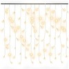 Aghana Digitals Warm White LED Curtain Icicle Lights, 32.8ft 400 LEDs, 8 Modes, USB Powered, - 3 of 4