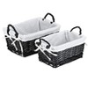 Cheung's Oreni 2 Piece Lined Rectangle Baskets - Black - 4 of 4