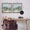 Stupell Industries Abstract Brushed Landscape Black Framed Floater Canvas Wall Art - 3 of 4