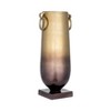 Elegant Metal Vase with Handles - Aluminum Decorative Accent for Home or Office - Modern Glam Style with Metallic Finish - 23" Bronze & Copper - 3 of 4