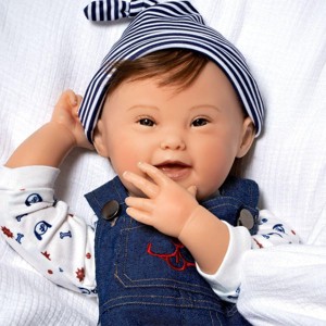 Paradise Galleries Down Syndrome Awareness Baby Noah Reborn Doll  - 1 of 4