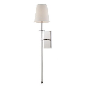 Savoy House Monroe 1 - Light Wall Light in  Polished Nickel - 1 of 3