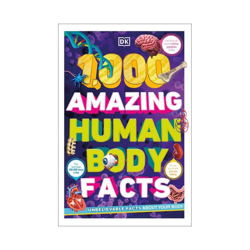 1,000 Amazing Human Body Facts - (DK 1,000 Amazing Facts) by  DK (Paperback), 1 of 2