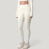 Anna-Kaci Active Women's High Waist Full Length Leggings with Side Pockets and Wide Waistband - 2 of 4