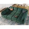 Belffin Corduroy Convertible Modular Sectional Sleeper Sofa Oversized 12 Seat with Storage Seat for Living Room - 3 of 4