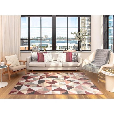 Elizabeth Sutton Vera VE25C Modern Geometric Area Rug