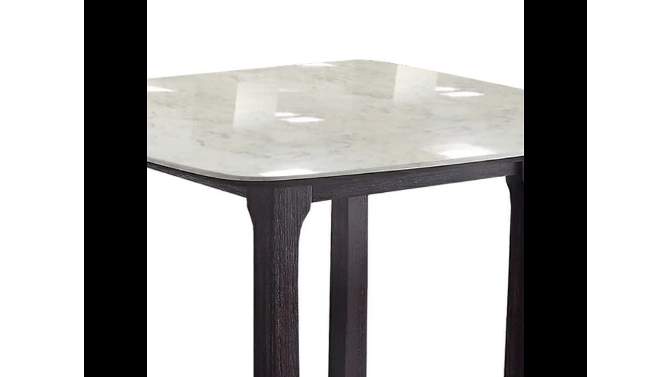 42&#34; Razo Dining Table Marble/Weathered Espresso - Acme Furniture, 2 of 8, play video