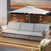 Luck Live sectional couches for living room electric functional corduroy three motor sofa with USB interface - 4 of 4