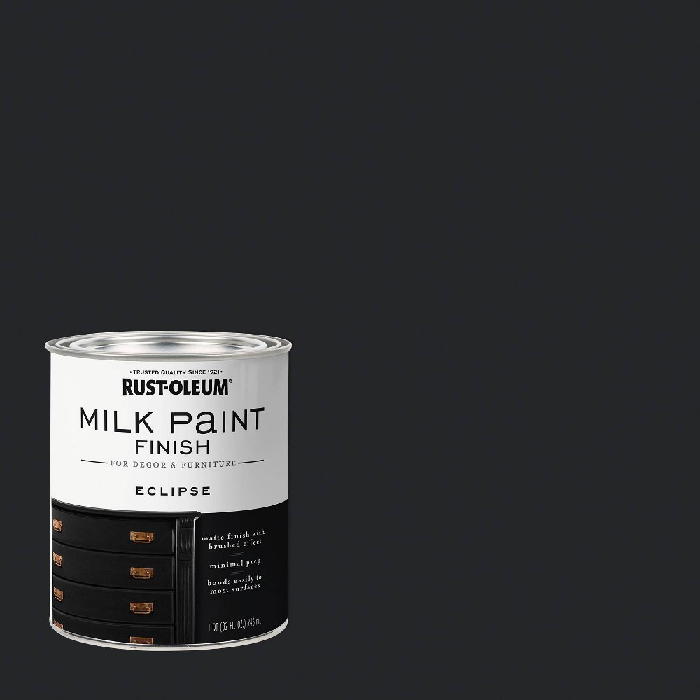 Photos - Paint / Enamel Rust-Oleum 2pk Milk Paint Eclipse Quart 