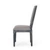 GDFStudio Beckstrom French Country Fabric Upholstered Dining Chairs (Set of 2) - 4 of 4