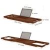 Bathtub Tray For Tub - Adjustable Bamboo Bath Tray For Tub ...