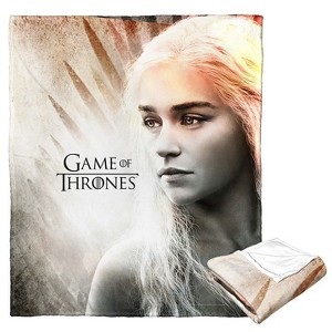 Warner Bros. Game Of Thrones Daenerys Season 2 Silk Touch Throw Blanket 50x60 Inches - 1 of 4