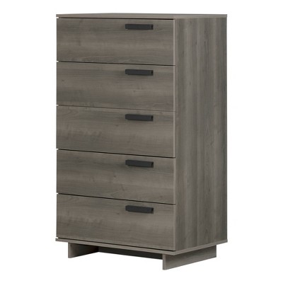 Cavalleri 5 Drawer Chest Gray Maple - South Shore