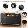 Garvee 8-Drawer Dresser with LED Lights, TV Stand with Power Outlet, Large Storage Organizer for Bedroom, Living Room & Walkway - 3 of 4