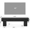 Lantine 63" TV Stand Entertainment Center, Low TV Console for Living Room, Long Media Console Television Stands for 55/60/65 Inches TV - 3 of 4