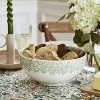 Spode Morris & Co Standen Serving Bowl - 9" Fine Earthenware Dish with Delicate Leaf Motif, Dishwasher & Microwave Safe Bowl - 4 of 4