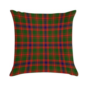Scottish Clan Tartan Plaid Pillow Covers 18x18 Decorative Throw Pillows Soft Square Cushion Covers for Couch Sofa Bedroom - 1 of 1