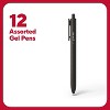 TRU RED Retractable Quick Dry Gel Pens Fine Point 0.5mm Asst TR54491 - 2 of 4