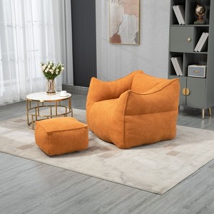 CAVINAS Bean Bag Chair Lazy Sofa/Footstool Durable Comfort Lounger High Back Bean Bag Chair Couch for Adults and Kids - 1 of 4