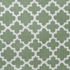 Design Imports Round 13.5 x 13.5 x 20 Pe Coated Cotton Poly Laundry Hamper Lattice Artichoke Green - 4 of 4