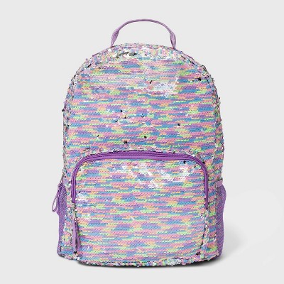 Girls' Flip Sequin Backpack - Cat & Jack™ Purple