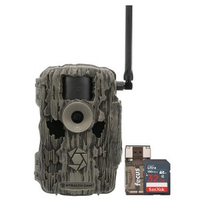 Stealth Cam 36MP Fusion Max Cellular Trail Camera with 80 Feet Detection Range with 32GB Memory Cards and Card Reader - 1 of 4
