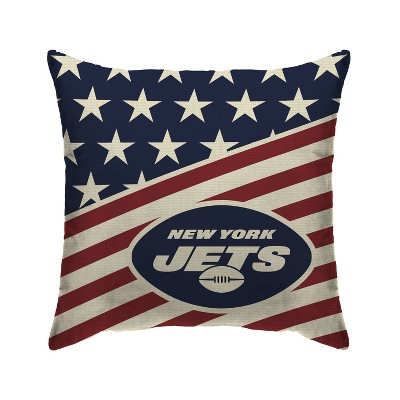 NFL New York Jets Americana Decorative Throw Pillow