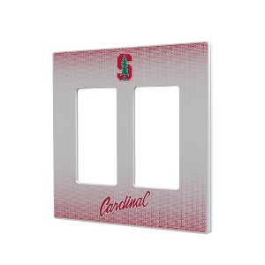 NCAA ACC Universities Linen Hidden-Screw Light Switch Plate for Double Rocker - 1 of 4