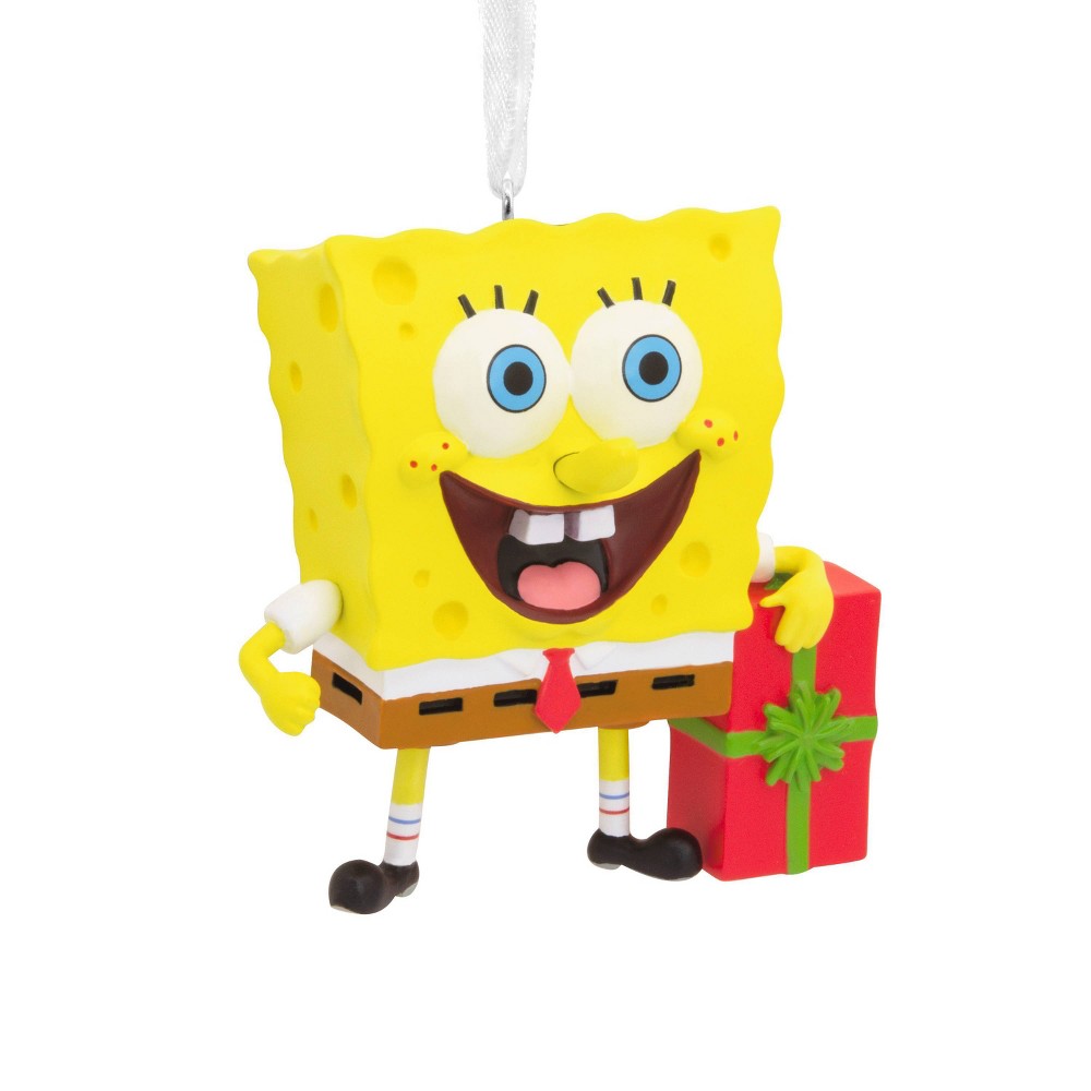 Hallmark SpongeBob SquarePants Christmas Tree Ornament: Nickelodeon Holiday Decor, Fry Cook Figurine