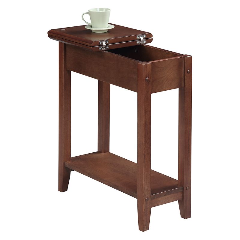 Breighton Home Harper End Table with Flip Top Storage and Lower Shelf, 4 of 10