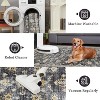 coucheta Washable Area Rug for Living Room, Multi-size Vintage Distressed Floral Non Slip Non-Shedding Carpet, for Home Office, Dining, Bedroom - 3 of 4