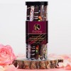KREMERY Creamy Chocolate Cravings - Chocolate Covered Pretzel Rods Gift Basket, in Clear Tube (8 Pretzels, Assorted Sweet Toppings) - 3 of 4