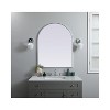 Elegant Lighting Metal Frame Arch Mirror 33x42 Inch in Silver - 2 of 4
