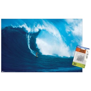 Trends International Big Wave Surfer Unframed Wall Poster Prints - 1 of 4