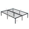 Kumasinova Heavy-Duty Metal Bed Frame with Slats,Modern Minimalist Platform Bed with 1000lbs Capacity,Sturdy Mattress Foundation,Black - 3 of 4