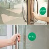 Unique Bargains Acrylic Self-Adhesive Decor Store Business Push Pull Door Sign 2 Pcs - 4 of 4