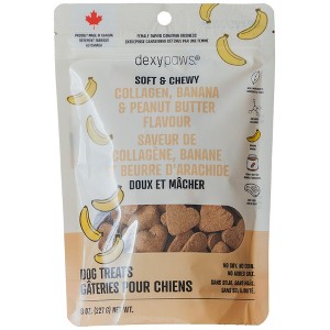 Dexypaws: Soft & Chewy - Collagen, Banana & Peanut Butter - 8oz, Dog Treats - 1 of 4