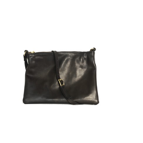 Ethic Goods Women's Leather Passport Bag Black : Target