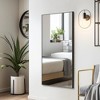 Wooakway Metal Bathroom/Vanity Mirror Modern Accent Mirror for Living Room Bathroom Bedroom Entryway Black/Gold/Silver - 2 of 4