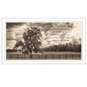 HomeRoots Our Family White Framed Print Wall Art - 1 of 3