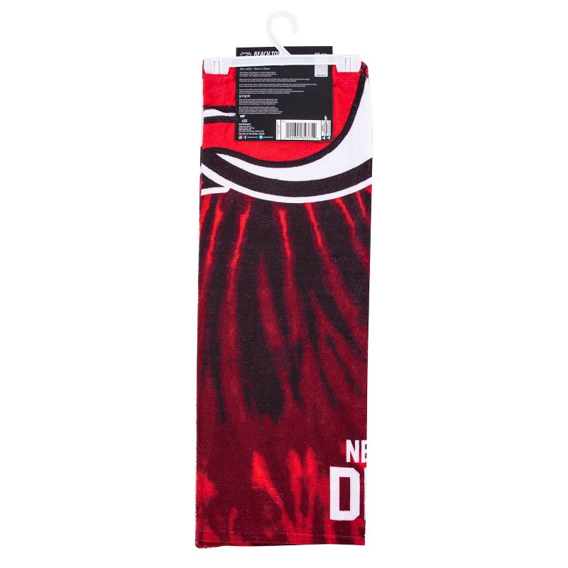 NHL New Jersey Devils Pyschedelic Beach Towel, 5 of 7