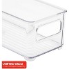LunaLulinlk Plastic Storage Bin Clear Stackable Portable - 2 of 4