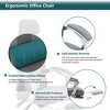 Bestier Office Chair Ergonomic Desk Chair, Home Mesh Office Desk Chairs with Wheels, Lumbar Support Pillow and Padded Armrests, Comfy Gaming Chair - 2 of 4